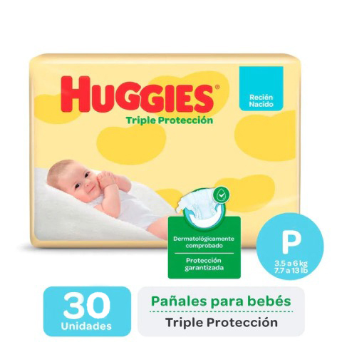 Huggies Triple Proteccion P x30 U