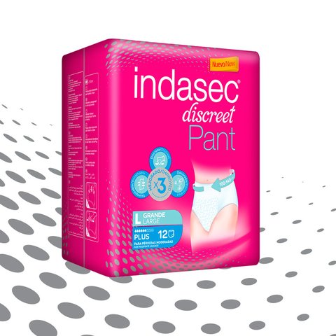 Indasec Discreet Pant Lx12 Unidades