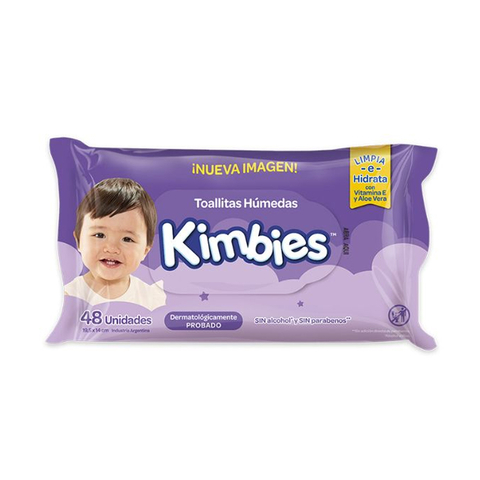 Toallitas Húmedas Kimbies x 48u