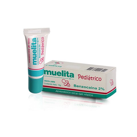 Gel Pediátrico Muelita (Benzocaína al 2%)