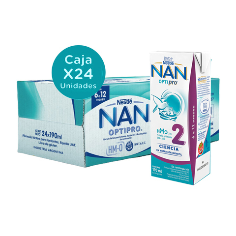 Nan 2 x 190ml (pack x 24u)