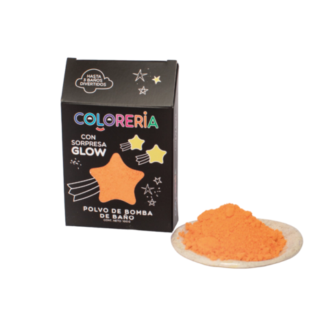 Polvo de bomba de baño Con sorpresa Glow Coloreria