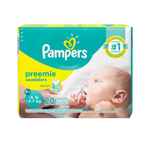 Pampers Prematuro 20 Unidades.