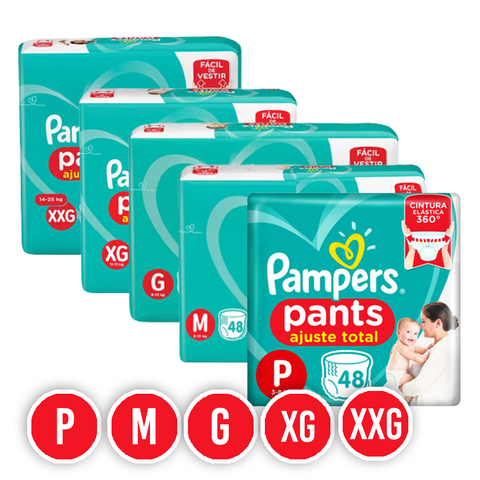 Pampers Pants Ajuste Total