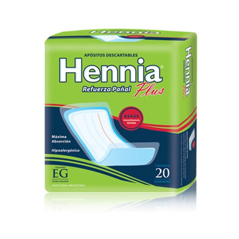 Refuerza Pañal Plus Hennia X20U