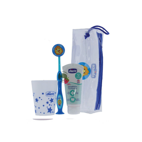 Set Chicco Higiene Bucal Infantil +3A Kit Viaje