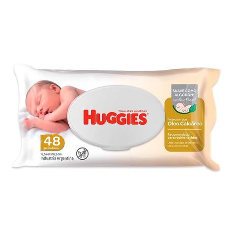 Toallitas Huggies Oleo calcáreo x48 U