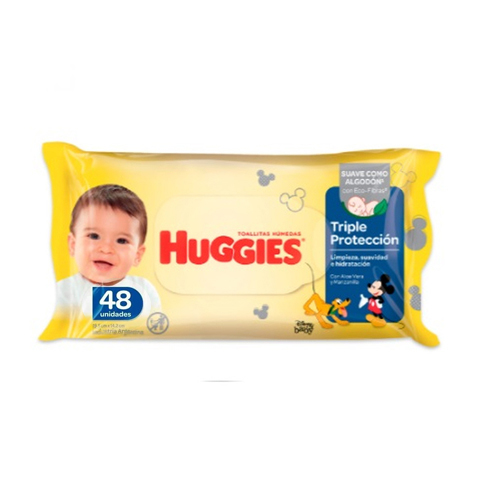 Toall. Huggies triple proteccion x48