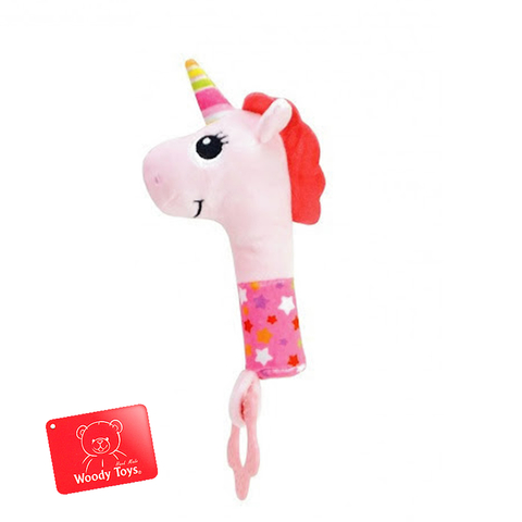 Peluche Unicornio Sonajero Mordillo