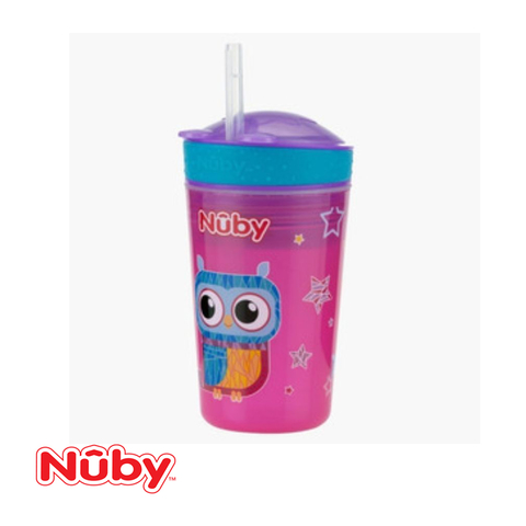 Vaso con sorbete y porta cereales Nuby - comprar online