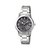 RELOJ CASIO DAMA CORREA EN ACERO INOXIDABLE DIAL COLOR NEGRO CON DETALLES EN PLATEADO RESISTENCIA AL AGUA 50M LTP-1324D-1A