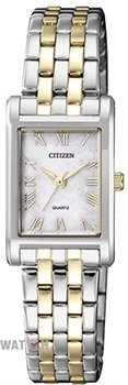 CITIZEN DAMA RECTANGULAR COMBINADO EJ612453D