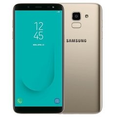 Smartphone Samsung Galaxy J6 Prata 32GB, Tela de 5.6", Câmera 13MP, TV Digital HD, Dual Chip, Android, 8.0, Processador Octa Core e 2GB de RAM - comprar online