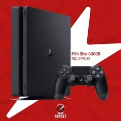 Playstation 4 preto Slim Sony Ps4 Original Bivolt