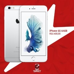 iPhone 6s Apple com Tela 4,7” HD, 64GB, 3D Touch, iOS 11