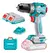 TALADRO INALAMBRICO 20V BL 2000 RPM 60 NM INDUSTRIAL TOTAL TDLI20602-4 (MALETIN, CARGADOR, Y 2 BATERIAS) - comprar online