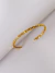 Bracelete Trançado Banho Ouro 18k - comprar online