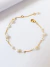 Pulseira Pérolas Banho Ouro 18k - comprar online