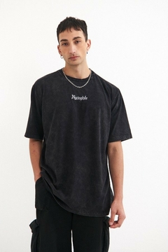 remera washed oversize