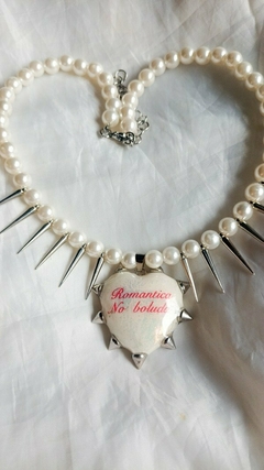 collar romantica perlas