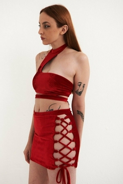 pollera velvet - tienda online