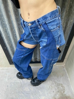 JEAN SHORT CON CHAPS therapy - fire walk with me