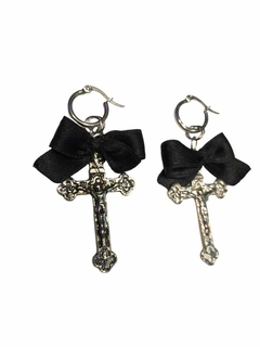 aros cruz nickel moño f7