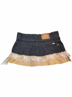 mini falda caramelo rework f7 - comprar online