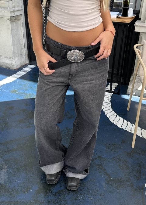 Jean wide leg Brest Gris
