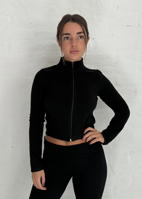 Campera sport negra - comprar online