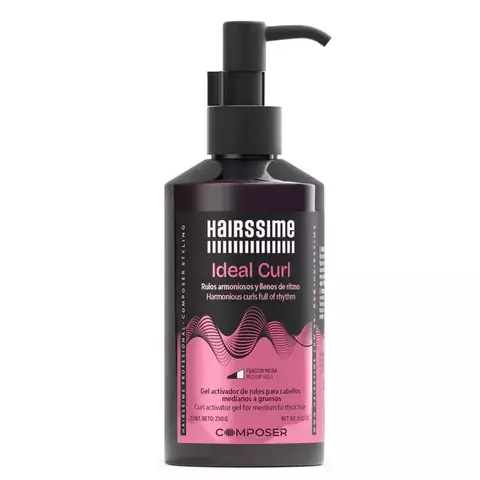 IDEAL CURL GEL ACTIVADOR RULOS x 250ml medios a gruesos