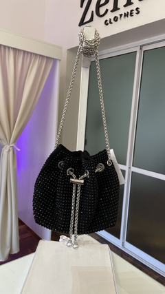 MINI BAG STRASS TOTAL BLACK