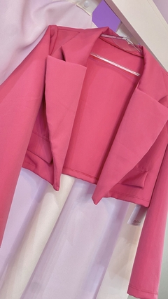BLAZER CROP ROSE