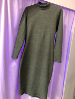 VESTIDO MIDI MEDIA POLERA en internet