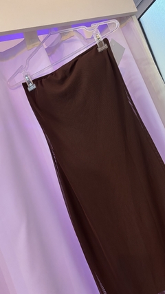VESTIDO MIDI STRAPLESS - comprar online