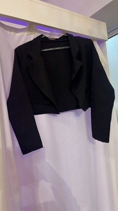 BLAZER CROP BLACK