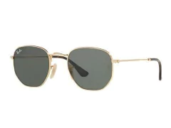 RAY-BAN RB3548N 001 HEXAGONAL - DOURADO / VERDE