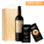 Estuche 1 vino y 2 chocolates