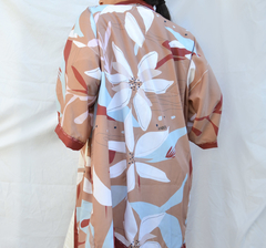 Kimono Flora camel - comprar online