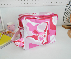 Neceser grande Heart rosa - comprar online