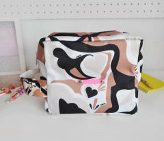 Neceser grande Heart camel