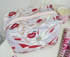 Neceser grande Floral rosa - comprar online