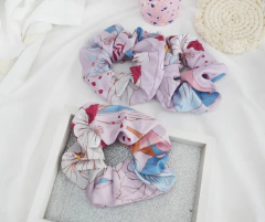Maxi scrunchie Aleli rosa