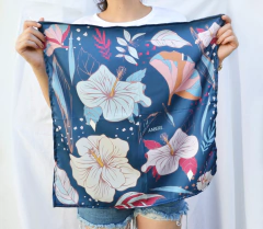 Pañuelo Iris azul