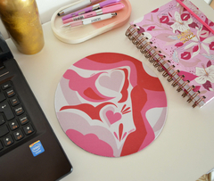 Mouse pad Heart rosa