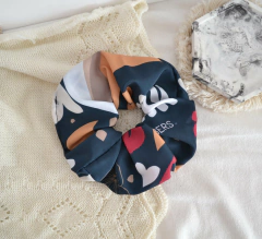 Maxi scrunchie Funky azul - comprar online