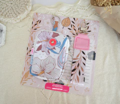 Kit Monedero + llavero Aleli blanco - comprar online