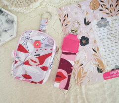 Kit monedero + llavero Floral - comprar online