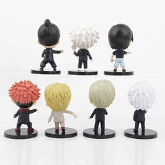 Gojo - Hitadori - Suguru - Toge Set X6 Figuras bubble head 10cm en Bolsa Anime Jujutsu Kaisen en internet