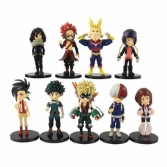My Hero Academia set 9 Figuras 8cm en Bolsa Anime Loose